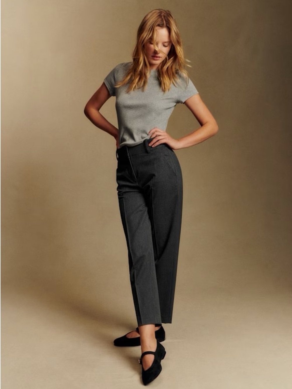 Sezane Gustavo Trousers - Classic Gray